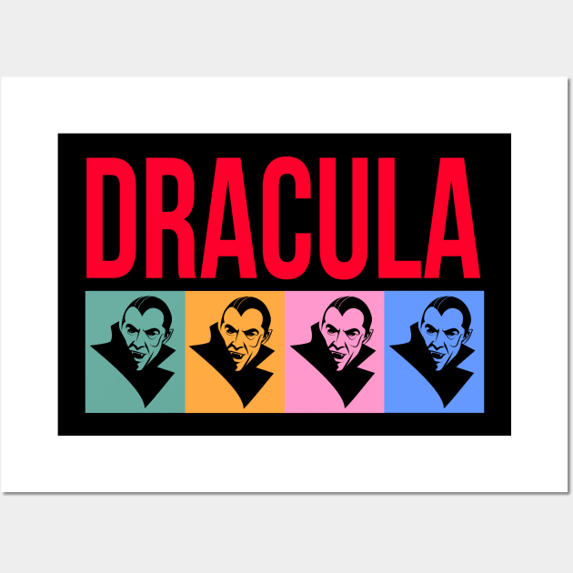 Dracula Horror Vintage Wall Art by cypryanus